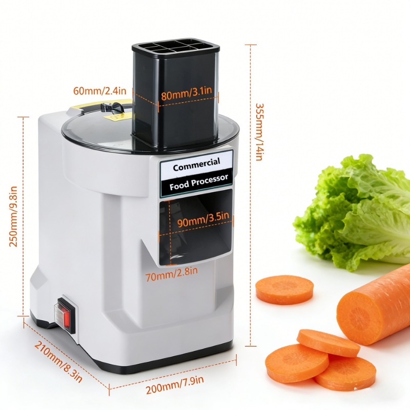 Vegetable Transplanter - K8600 Commercial Dicing Machine White 3-in-1