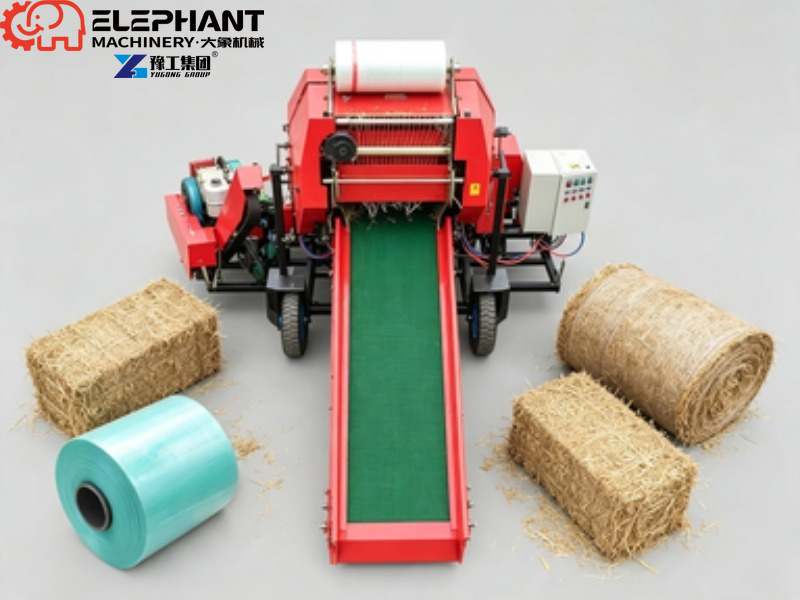Agriculture Farming Livestock - Agricultural Combined Silage Baler Wrapper Mini