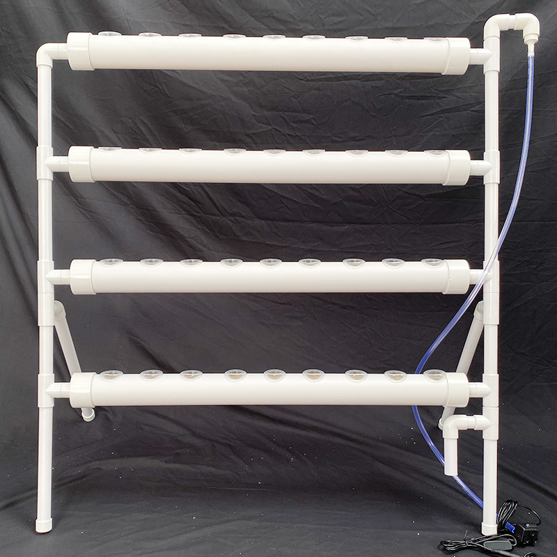 Hydroponic Nft Channel - Easy Installation 36 Holes PVC Channel