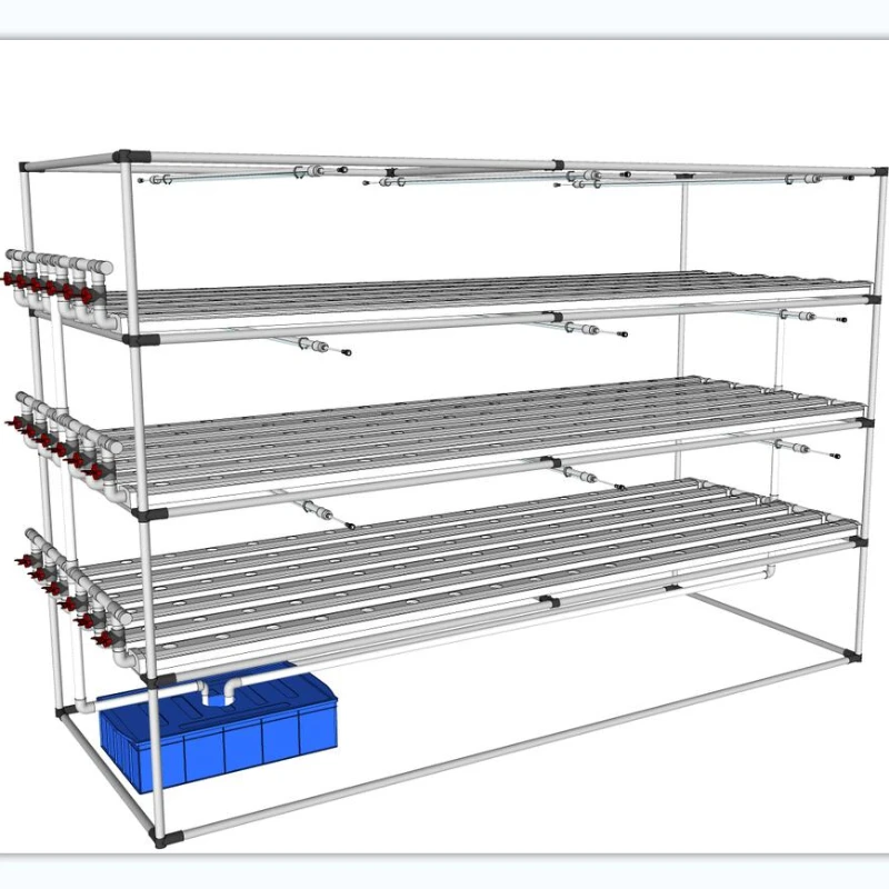 Hydroponic Nft Channel - Manufacture Produce Vertical Hydroponics System Pvc