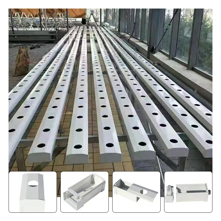 Hydroponic Nft Channel - Nft Hydroponics PVC Channel Irrigation and