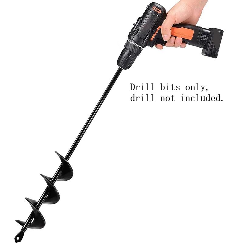 Vegetable Transplanter - Garden Earth Auger Spiral Drill Bit
