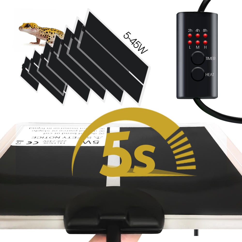 Seedling Heat Mat - EU Plug 5-20W Reptiles Adjustable Temperature