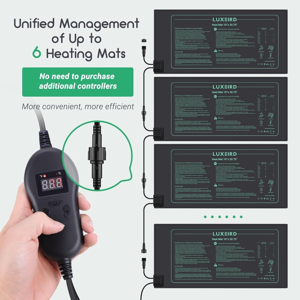 4 Pack Seedling Heat Mat with  - Seedling Heat Mat 评论和价格