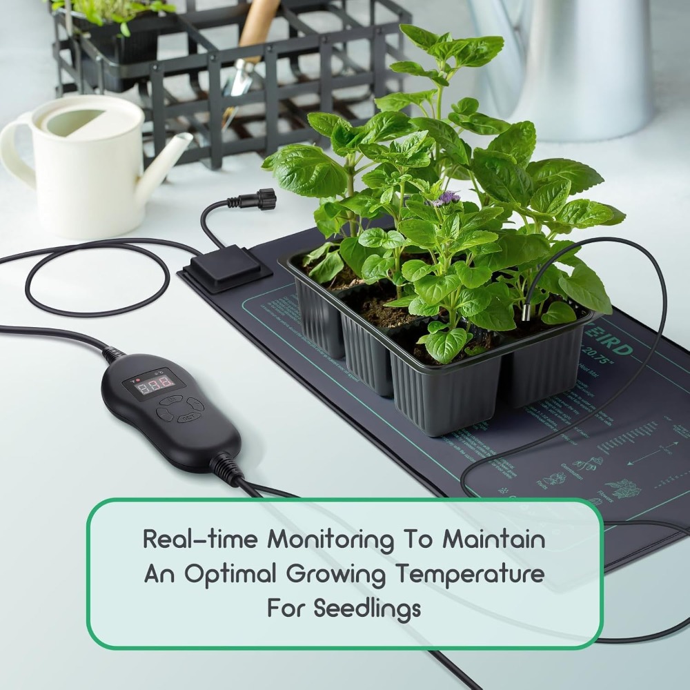 4 Pack Seedling Heat Mat with  - Seedling Heat Mat 评论和价格