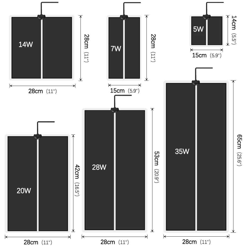 35W-5W Seeds Seedlings Plant H - Seedling Heat Mat 评论和价格