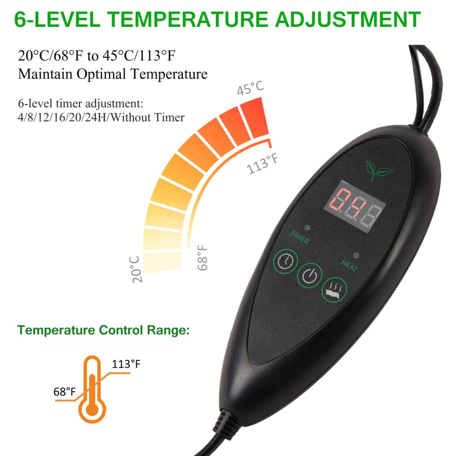 3 Sizes Upgrade Seedling Heat  - Seedling Heat Mat 评论和价格
