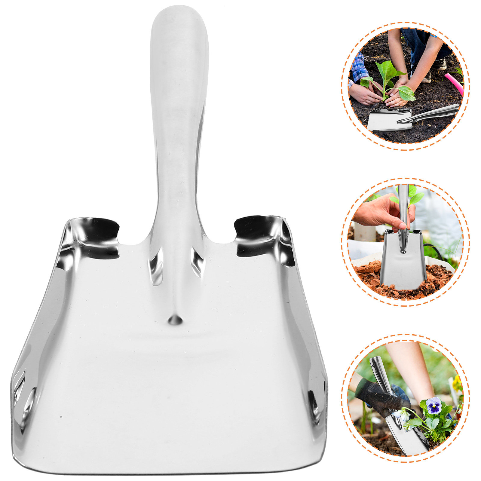 Thicken Stainless Steel Shovel - Vegetable Transplanter 评论和价格