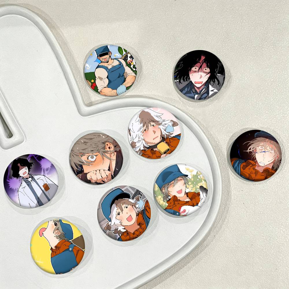Manhwa Mr As Farm Round Badge  - Farming Japan 评论和价格