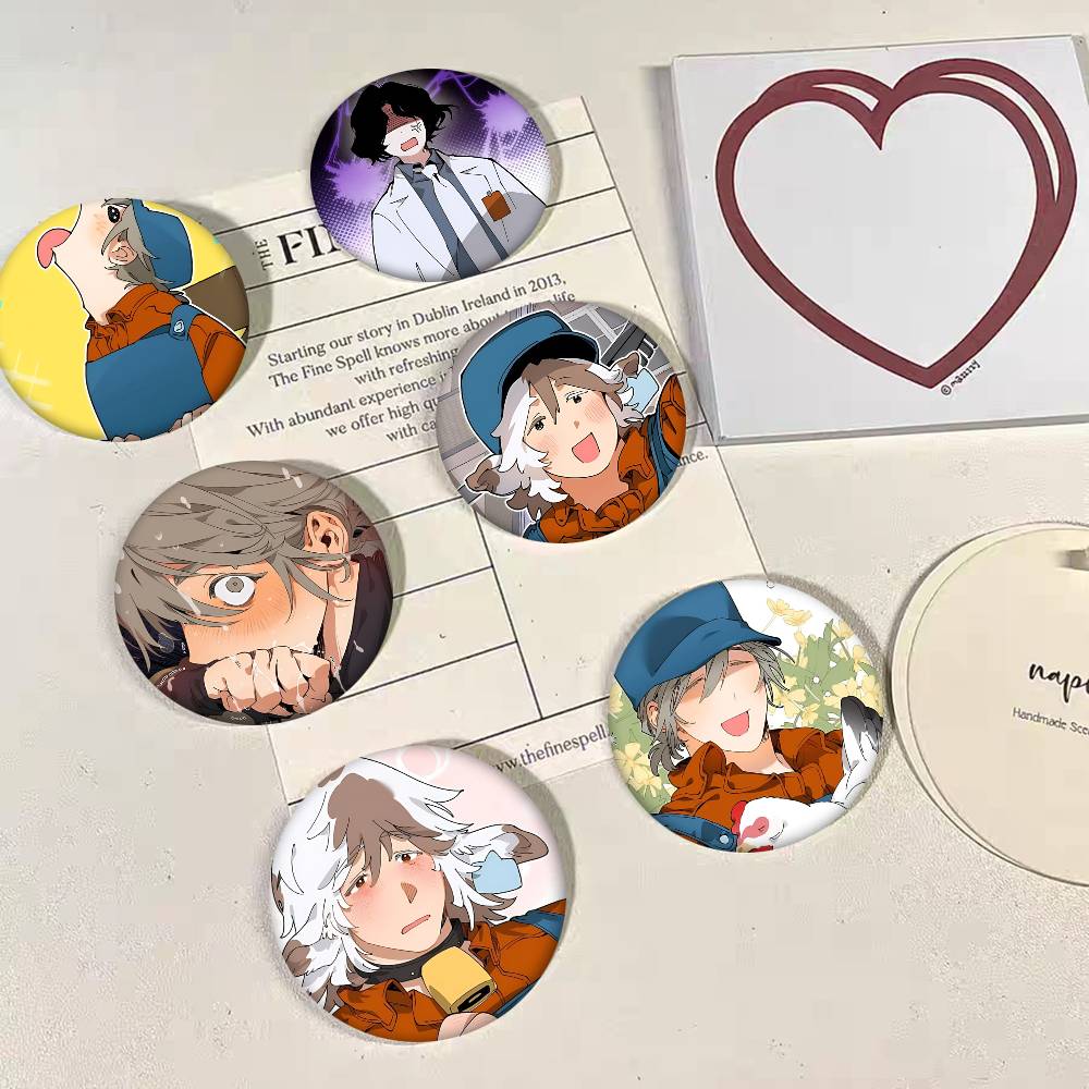 Manhwa Mr As Farm Round Badge  - Farming Japan 评论和价格