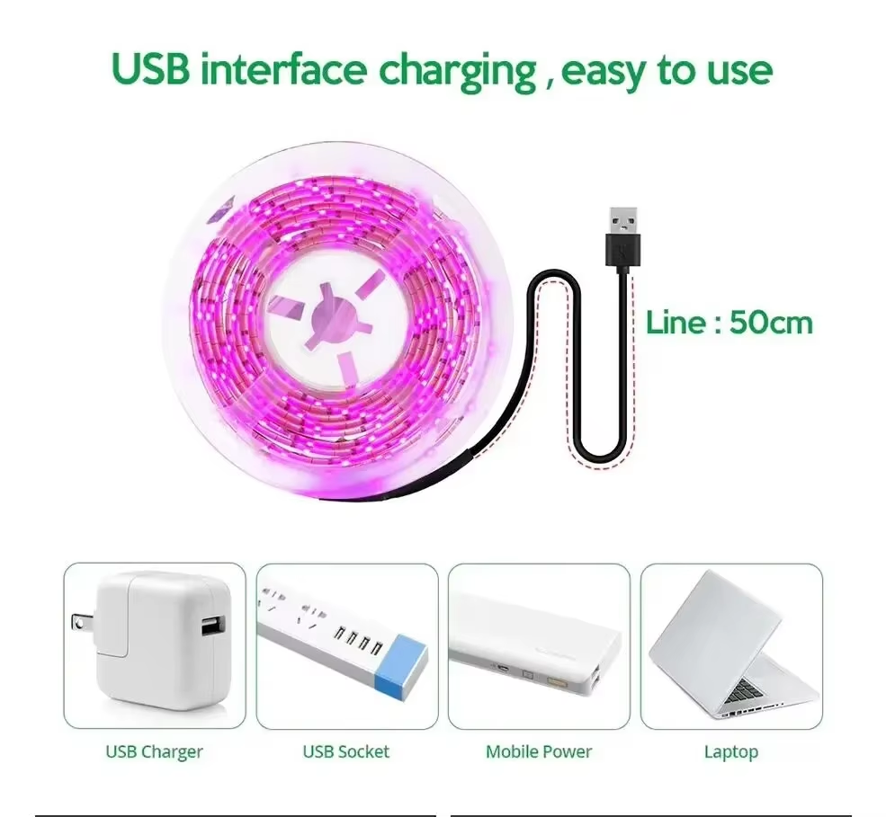 DC 5V USB Led Plant Grow Light - Hydroponic Nft Channel 评论和价格