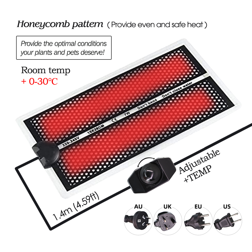 5-20W Garden Seedlings Heating - Seedling Heat Mat 评论和价格